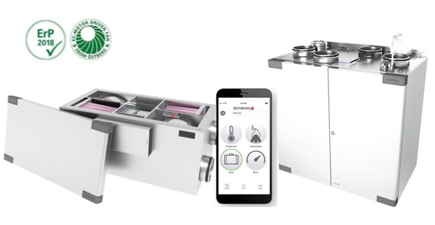 NOVĚ! Rekuperační jednotka HERU – ovládání pomocí aplikace APP HERU IQ přes Bluetooth nebo cloudovou službu ve standardu